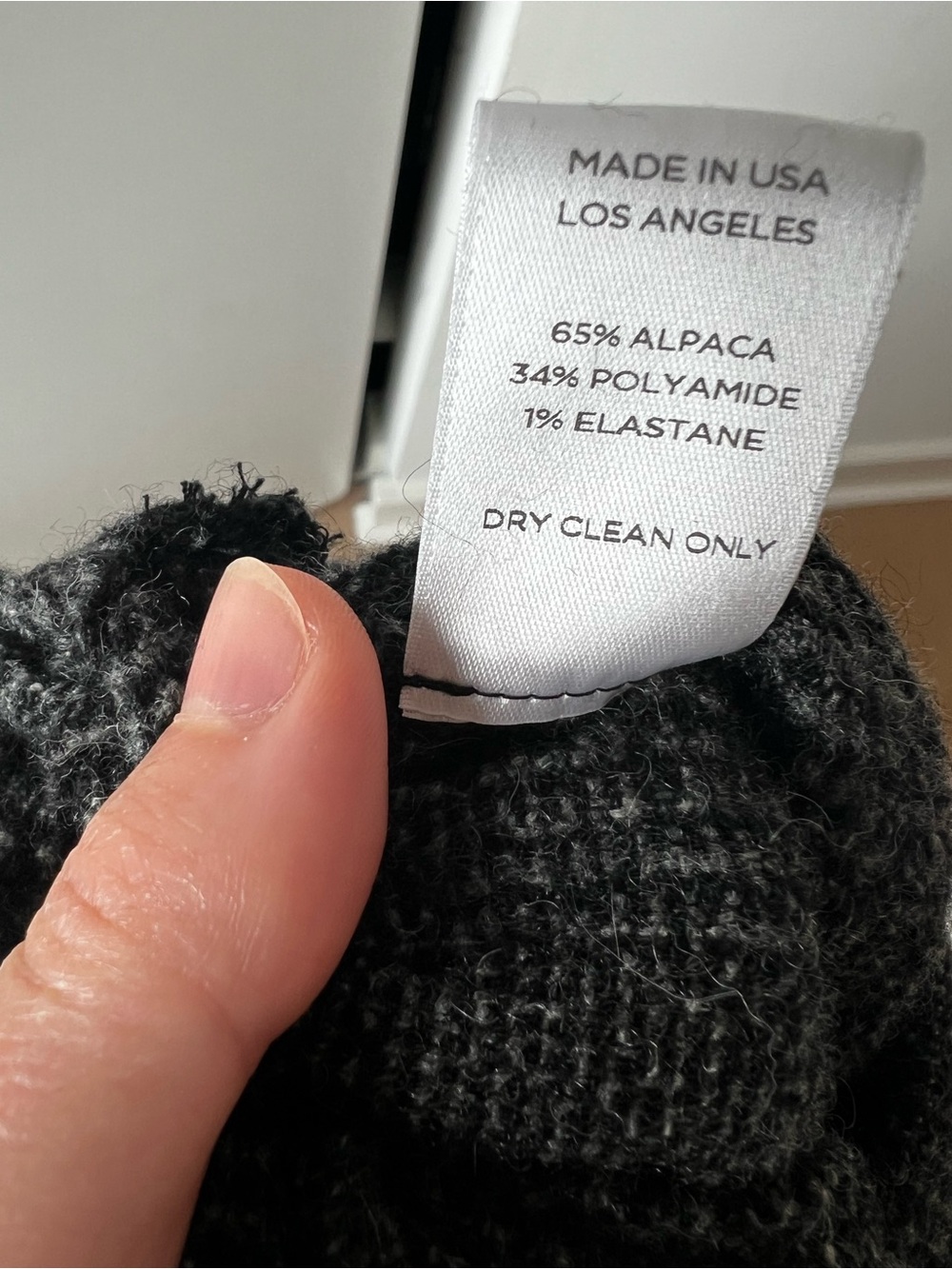 LESET Pleated Prince of Wales Tailored Checked Alpaca-blend Wide-leg Pants - Picture 7 of 9